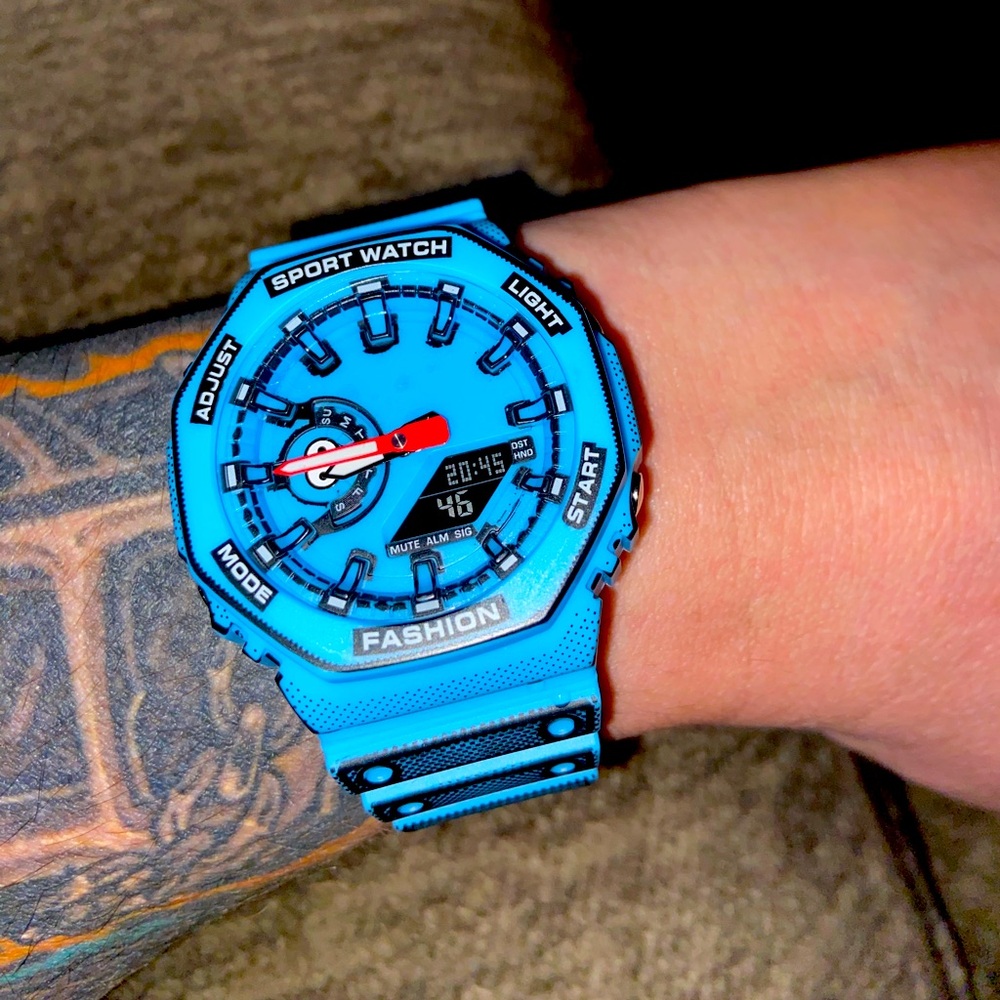 Blue Sport Watch